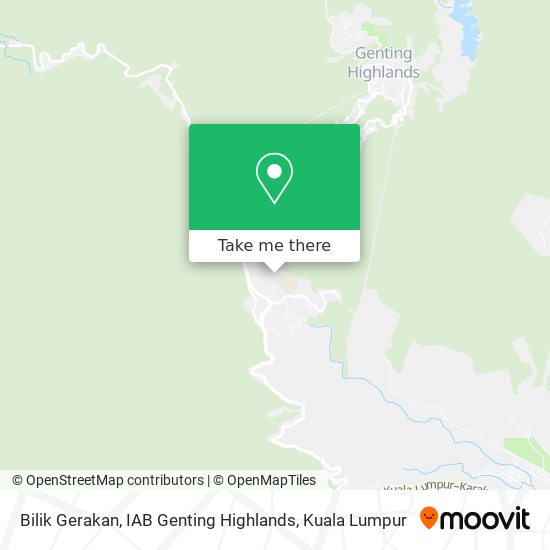 Peta Bilik Gerakan, IAB Genting Highlands