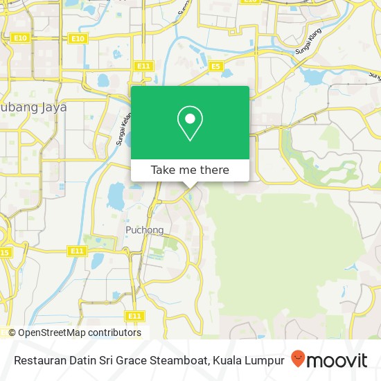 Restauran Datin Sri Grace Steamboat map