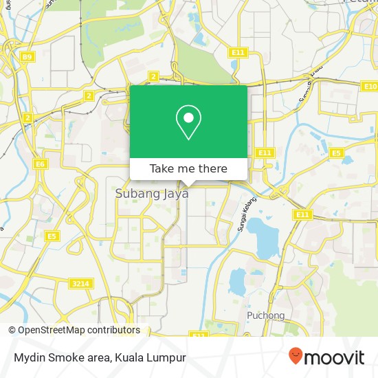 Mydin Smoke area map