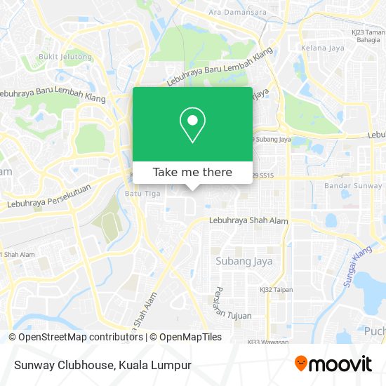 Sunway Clubhouse map