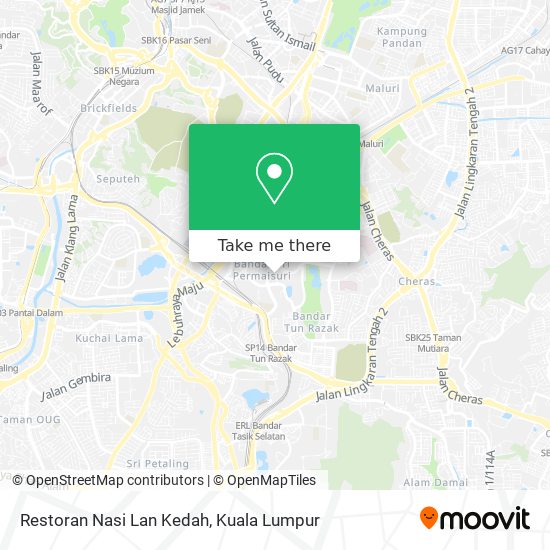 Restoran Nasi Lan Kedah map