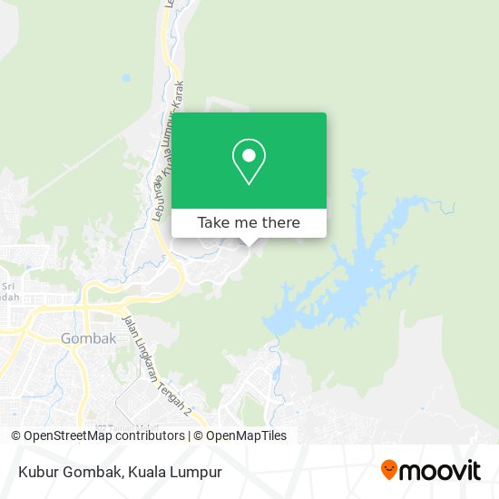 Kubur Gombak map