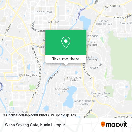 Wana Sayang Cafe map