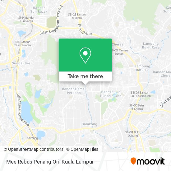 Mee Rebus Penang Ori map