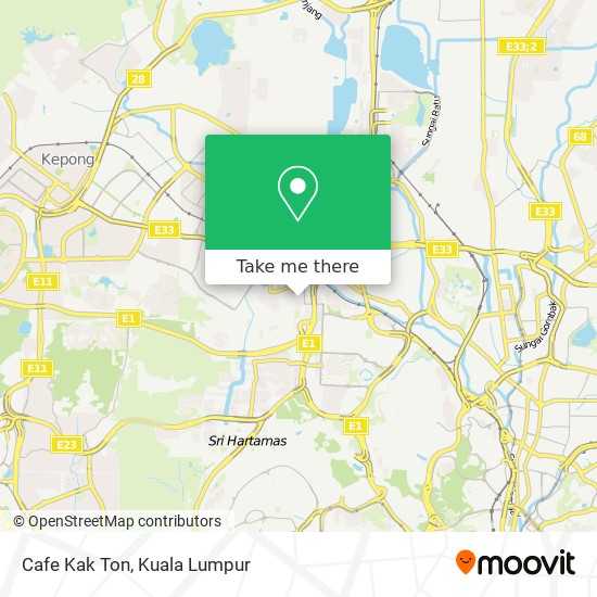 Cafe Kak Ton map