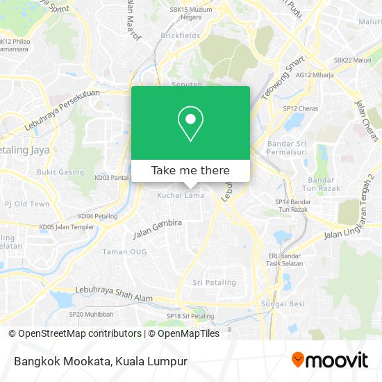 Bangkok Mookata map