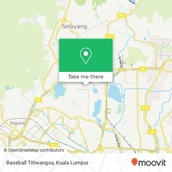 Baseball Titiwangsa map