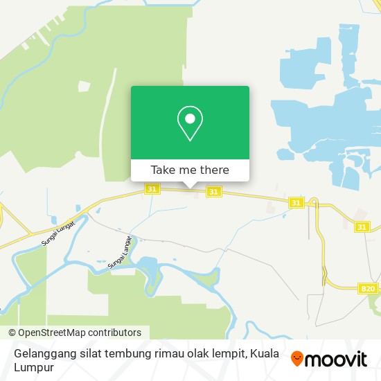 Gelanggang silat tembung rimau olak lempit map