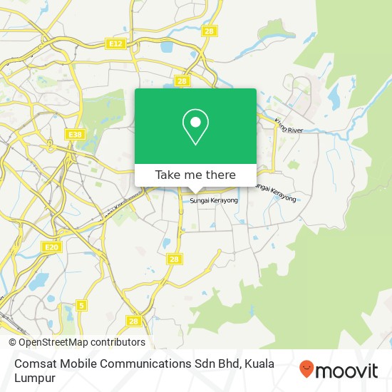 Comsat Mobile Communications Sdn Bhd map