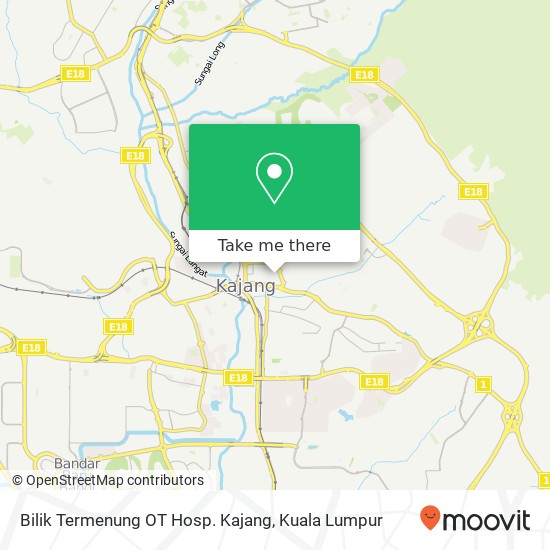 Bilik Termenung OT Hosp. Kajang map