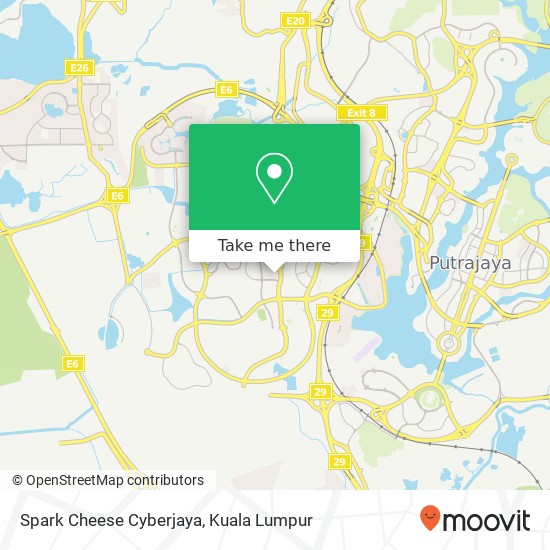 Spark Cheese Cyberjaya map