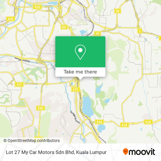 Peta Lot 27 My Car Motors Sdn Bhd