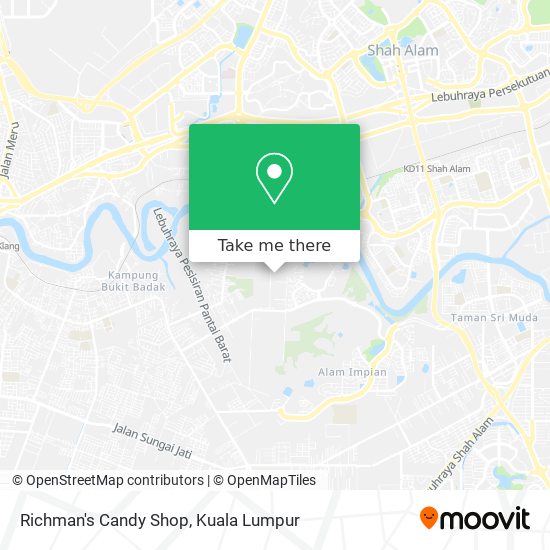 Richman's Candy Shop map