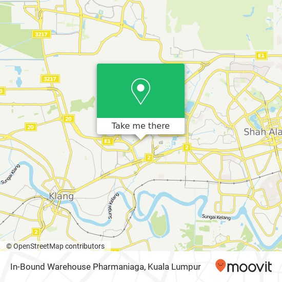 In-Bound Warehouse Pharmaniaga map