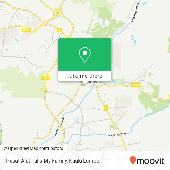 Pusat Alat Tulis My Family map