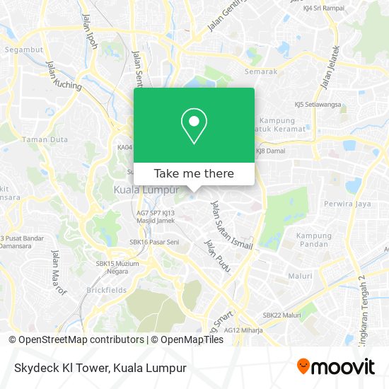 Skydeck Kl Tower map