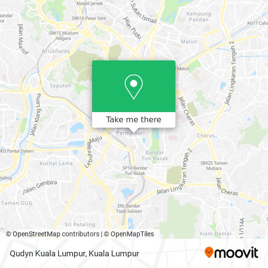 Peta Qudyn Kuala Lumpur