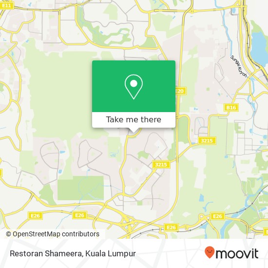 Restoran Shameera map