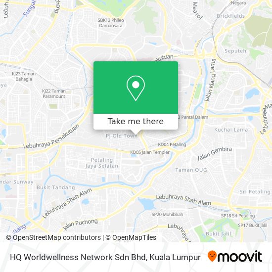 HQ Worldwellness Network Sdn Bhd map