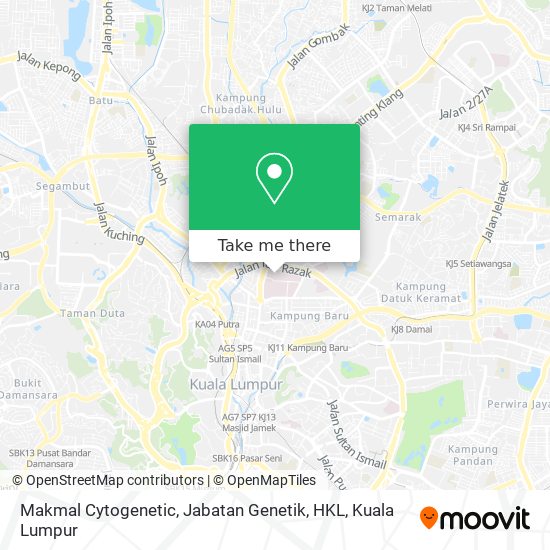 Makmal Cytogenetic, Jabatan Genetik, HKL map