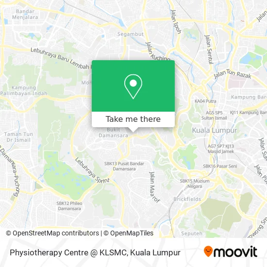 Physiotherapy Centre @ KLSMC map