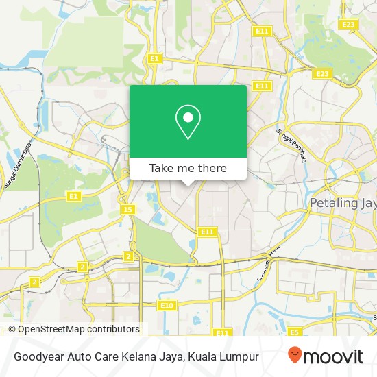 Goodyear Auto Care Kelana Jaya map