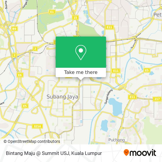 Bintang Maju @ Summit USJ map