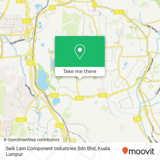 Seik Lam Component Industries Sdn Bhd map