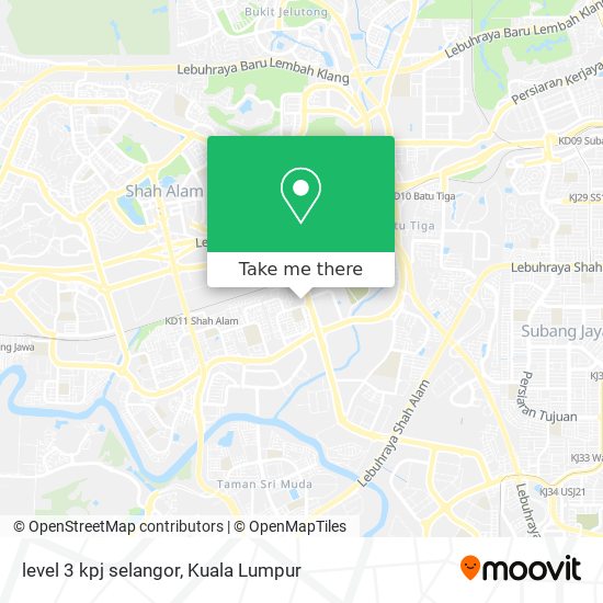 level 3 kpj selangor map