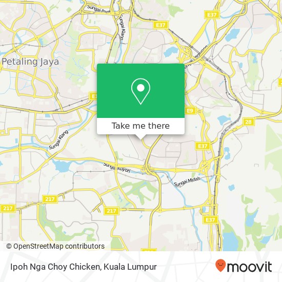 Ipoh Nga Choy Chicken map