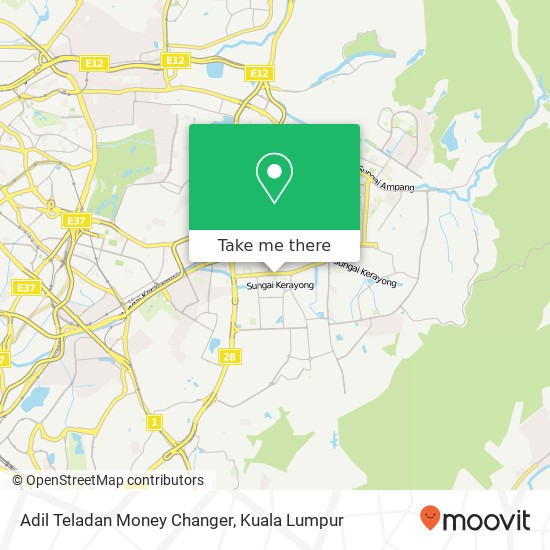 Adil Teladan Money Changer map