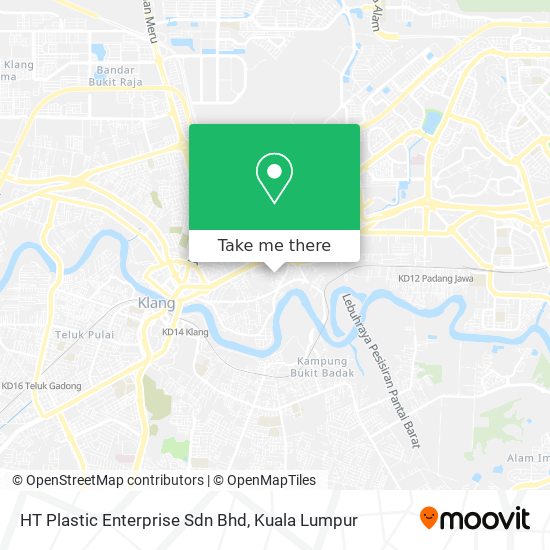 HT Plastic Enterprise Sdn Bhd map