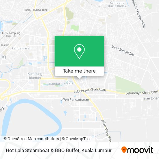 Hot Lala Steamboat & BBQ Buffet map