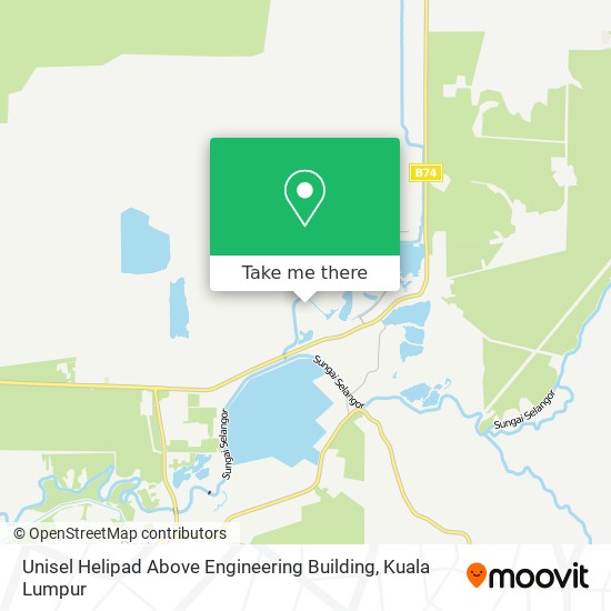 Unisel Helipad Above Engineering Building map