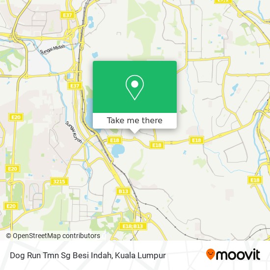 Dog Run Tmn Sg Besi Indah map