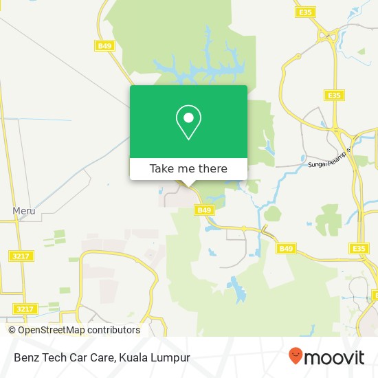 Benz Tech Car Care map