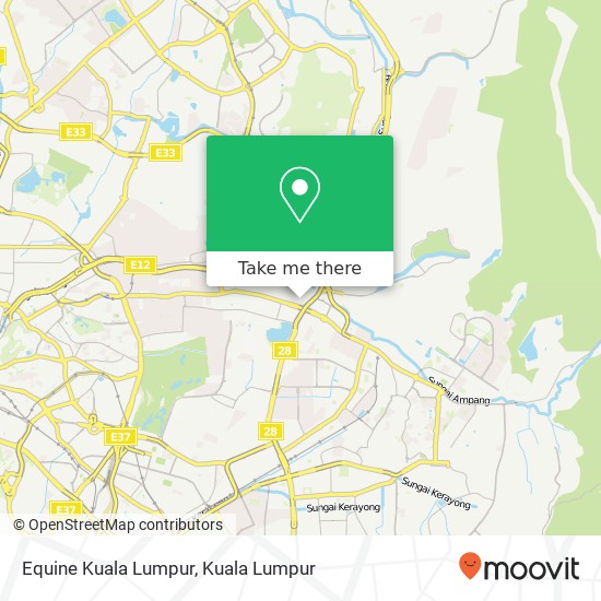 Equine Kuala Lumpur map