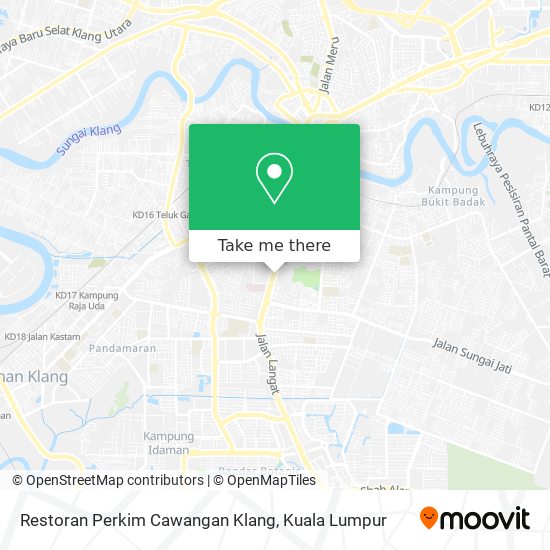 Restoran Perkim Cawangan Klang map