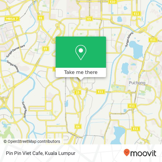 Pin Pin Viet Cafe map