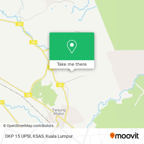 DKP 15 UPSI, KSAS map
