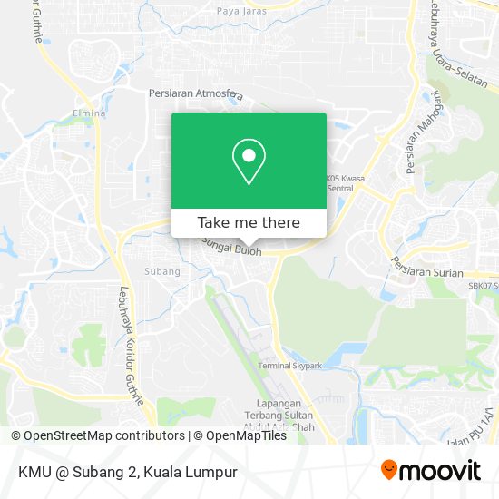 KMU @ Subang 2 map