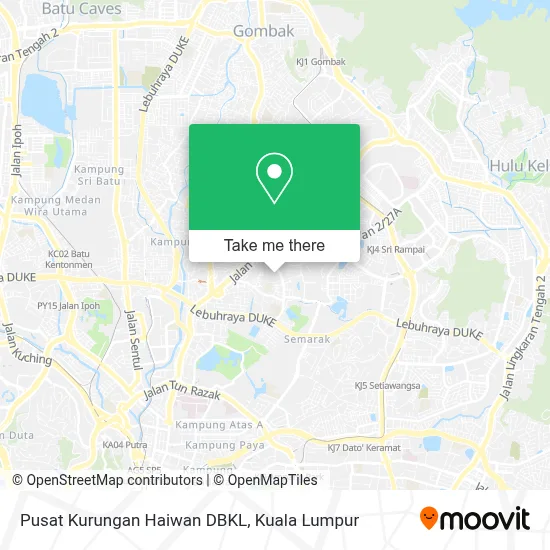 How to Get to Pusat Kurungan Haiwan DBKL in Kuala Lumpur by Bus, MRT ...