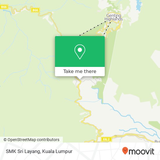 Peta SMK Sri Layang