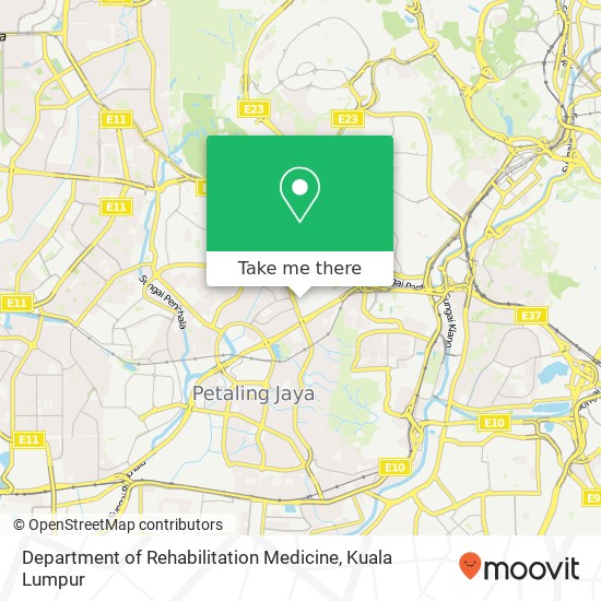 Department of Rehabilitation Medicine map
