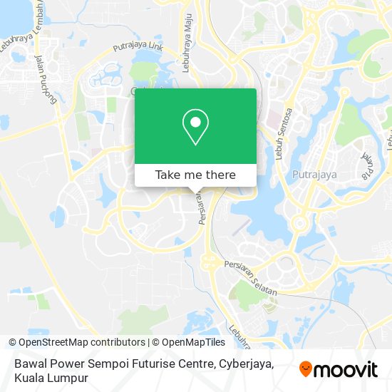 Bawal Power Sempoi Futurise Centre, Cyberjaya map