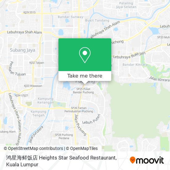 鸿星海鲜饭店 Heights Star Seafood Restaurant map