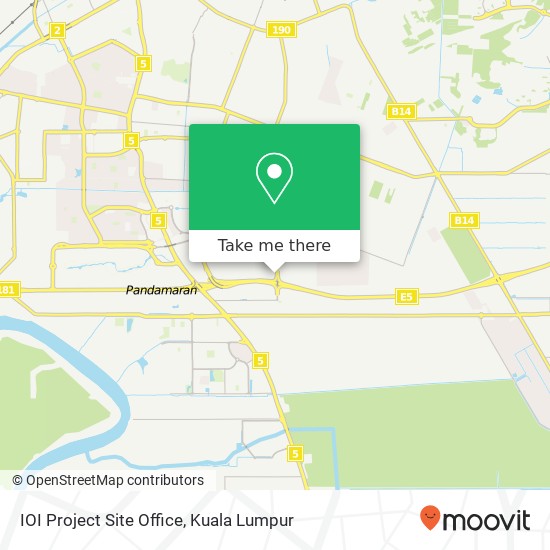 IOI Project Site Office map