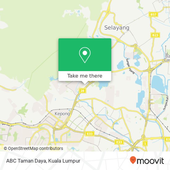 ABC Taman Daya map