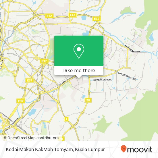 Kedai Makan KakMah Tomyam map