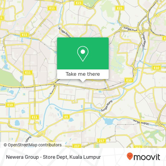 Newera Group - Store Dept map